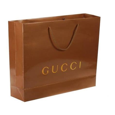 gucci brown paper bag|Gucci paper bag 2021.